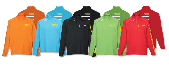 Available  Mens Lightweight Half-Zip Pullover Colors